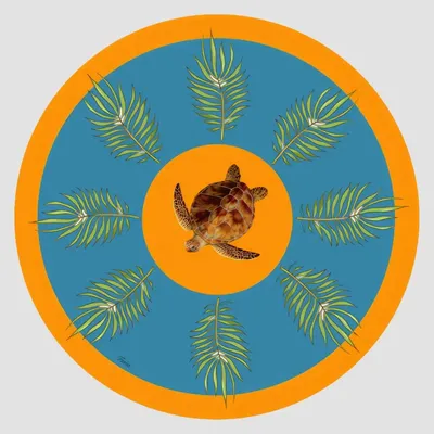 Placemats - placemats - Turtle Primo Sottopiatto Rotondo - #02 - FURIA LIVING