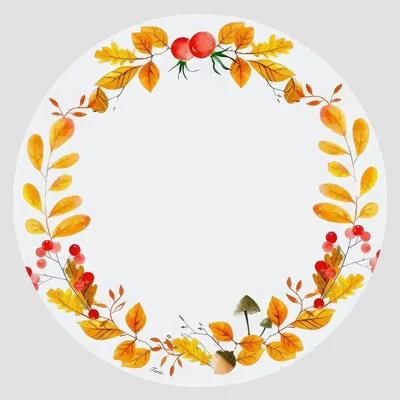 Placemats - placemats - Girofiori Sottopiatto Rotondo - #08 - FURIA LIVING