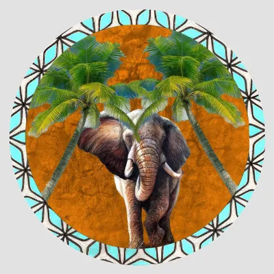 Placemats - placemats - Savana Sottopiatto Rotondo - #02 - FURIA LIVING