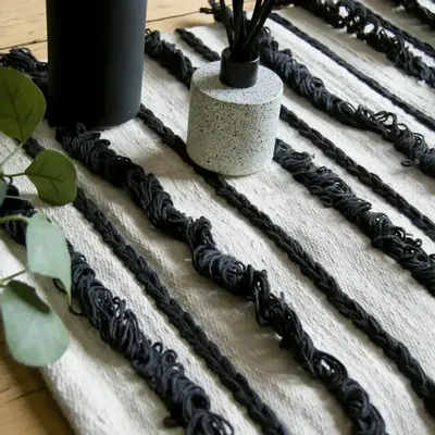 Autres tapis - Cotton Flatwoven Bathmats - KILIIM