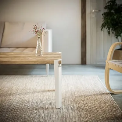 Tables basses - PIED DE TABLE BASSE EN ACIER  SAPHIR - LOT DE 2 PIEDS - DECO-GEM