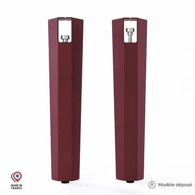Coffee tables - SAPPHIRE STEEL COFFEE TABLE LEGS - SET OF 2 LEGS - DECO-GEM