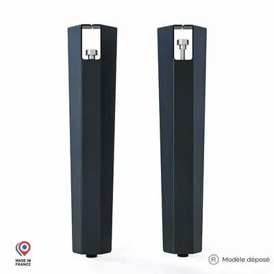 Tables basses - PIED DE TABLE BASSE EN ACIER  SAPHIR - LOT DE 2 PIEDS - DECO-GEM