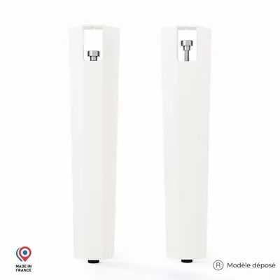 Tables basses - PIEDS DE TABLE BASSE EN ACIER SAPHIR - LOT DE 2 PIEDS - DECO-GEM