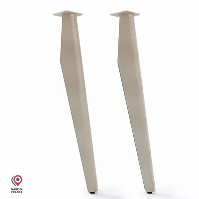 Dining Tables - OPAL STEEL HIGH TABLE LEG - SET OF 2 LEGS - DECO-GEM
