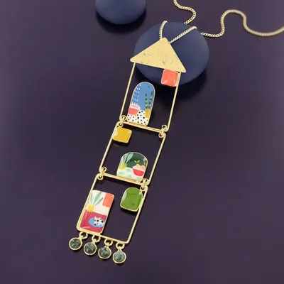 Jewelry - CURIOUS NECKLACE GOLD COLOR MULTI - TARATATA BIJOUX