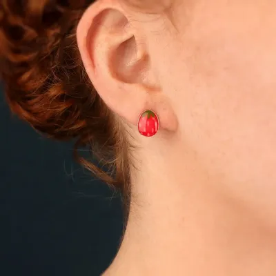 Jewelry - Delightful Fleas, Silver and Red - TARATATA BIJOUX