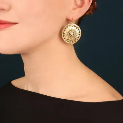 Jewelry - SOLEDAD SLEEPERS GOLD GREY - TARATATA BIJOUX