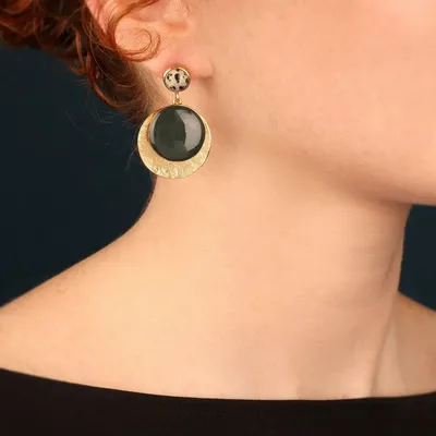 Jewelry - SOLEDAD CHIPS GOLD GREEN - TARATATA BIJOUX