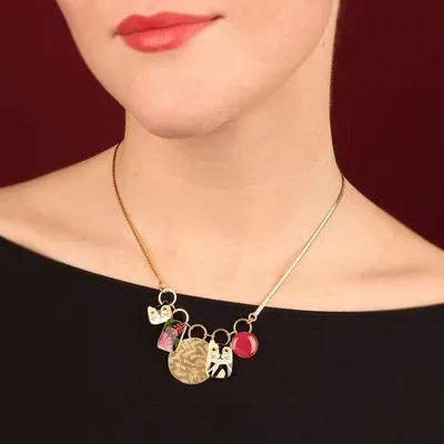 Jewelry - ALFRED NECKLACE GOLD MULTI COLOR - TARATATA BIJOUX