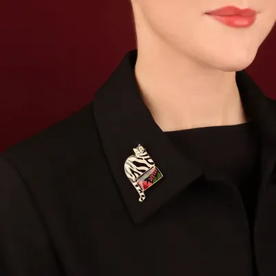 Bijoux - BROCHE ALFRED COULEUR DORE MULTI - TARATATA BIJOUX