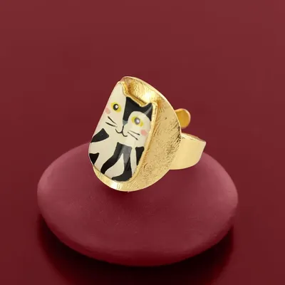 Jewelry - ALFRED RING GOLD AND BLACK - TARATATA BIJOUX
