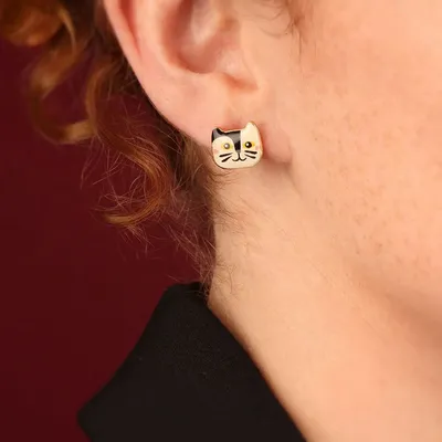 Jewelry - ALFRED CHIPS GOLD BLACK - TARATATA BIJOUX