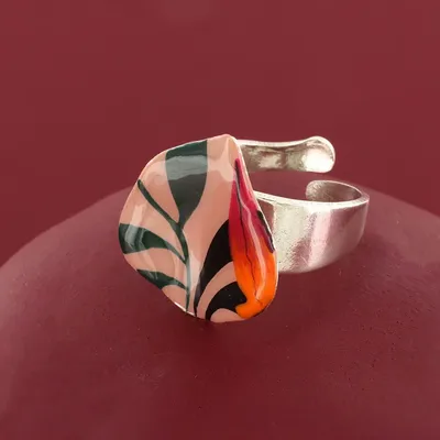 Bijoux - BAGUE AMAZONE COULEUR ARGENT ROSE - TARATATA BIJOUX