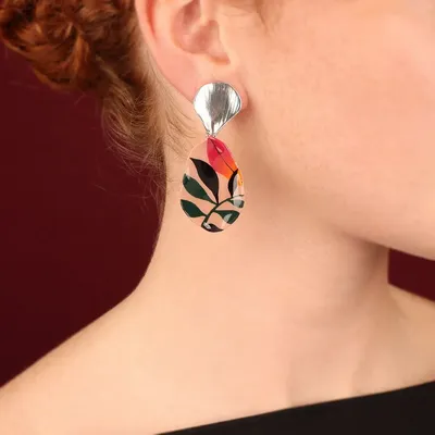 Jewelry - AMAZON CLIPS SILVER PINK COLOR - TARATATA BIJOUX