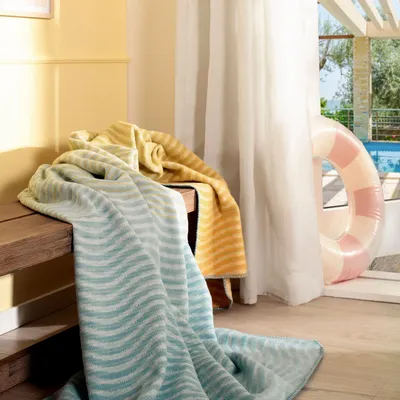 Throw blankets - Blanket Ocean Nuance - BIEDERLACK