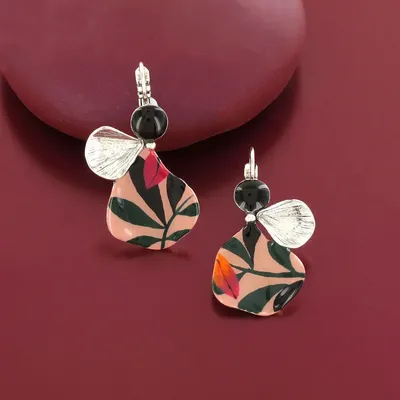 Jewelry - AMAZON SLEEPERS, SILVER & PINK - TARATATA BIJOUX