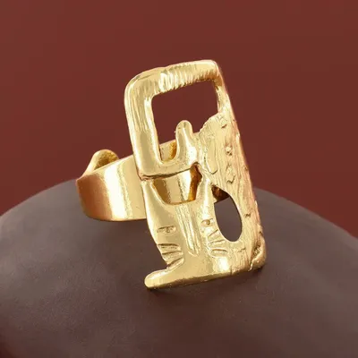 Jewelry - SWAHILI RING GOLD COLOUR - TARATATA BIJOUX