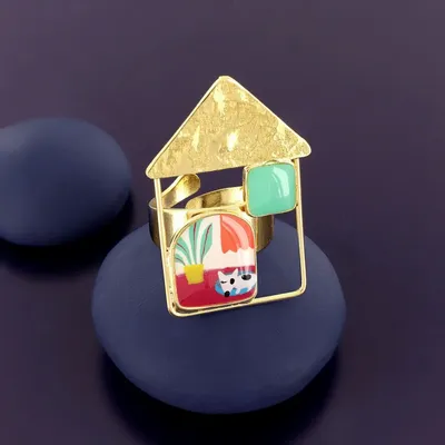 Jewelry - CURIOUS RING, GOLD MULTI COLOR - TARATATA BIJOUX