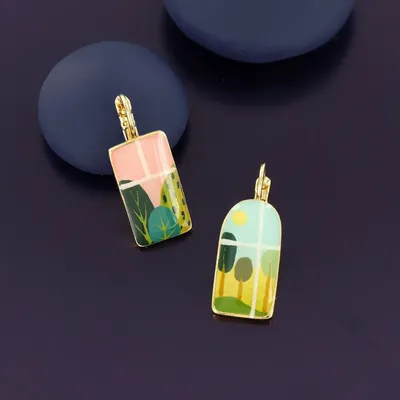 Jewelry - CURIOUS SLEEPERS GOLD MULTI COLOR - TARATATA BIJOUX