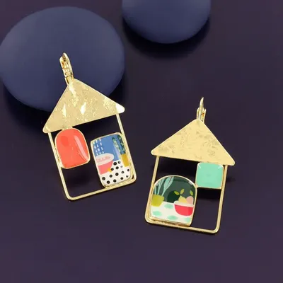Jewelry - CURIOUS SLEEPERS GOLD MULTI COLOR - TARATATA BIJOUX