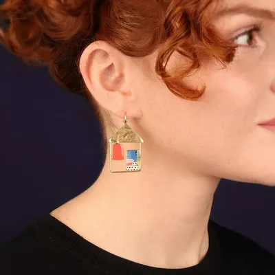 Jewelry - CURIOUS SLEEPERS GOLD MULTI COLOR - TARATATA BIJOUX