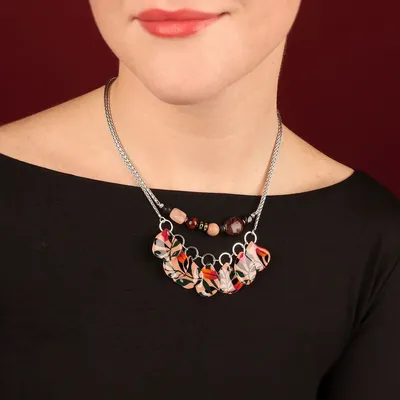 Jewelry - AMAZON NECKLACE SILVER MULTI COLOR - TARATATA BIJOUX