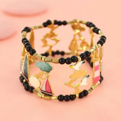 Jewelry - HORIZON BRACELET GOLD COLOUR MULTI - TARATATA BIJOUX
