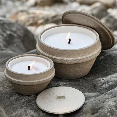 Accessoires de déco extérieure - Outdoor candle Lumi and Glow - GOMMAIRE
