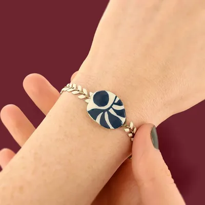 Jewelry - KALY BRACELET, BRONZE BLUE COLOUR - TARATATA BIJOUX