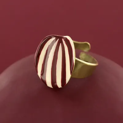 Jewelry - KALY RING, BRONZE RED COLOR - TARATATA BIJOUX