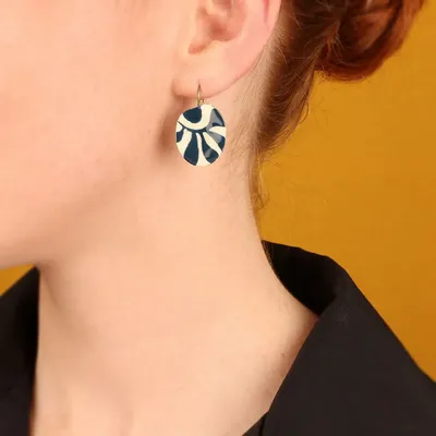 Jewelry - KALY SLEEPING BED, BRONZE BLUE COLOR - TARATATA BIJOUX