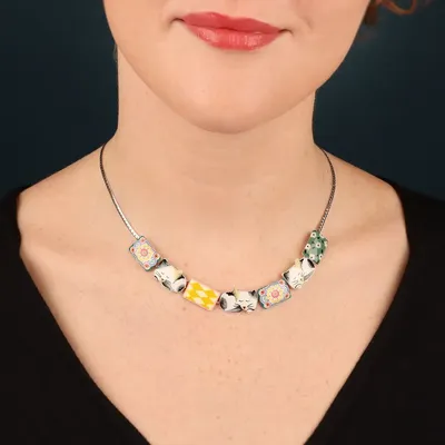 Bijoux - COLLIER CHANAPE COULEUR ARGENT MULTI - TARATATA BIJOUX