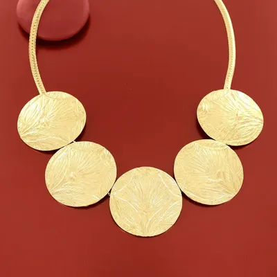 Jewelry - GOLD HIBISCUS NECKLACE - TARATATA BIJOUX