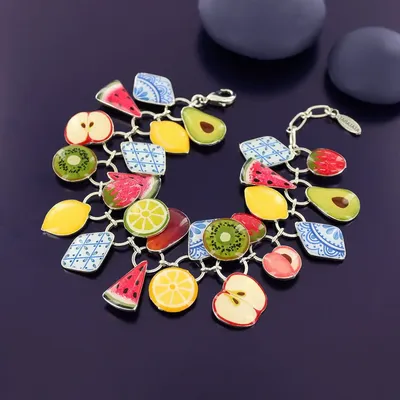 Jewelry - Pretty Silver Multi-Color Bracelet - TARATATA BIJOUX