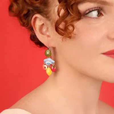 Jewelry - PRETTY SLEEPERS PRETTY SILVER MULTI COLOR - TARATATA BIJOUX