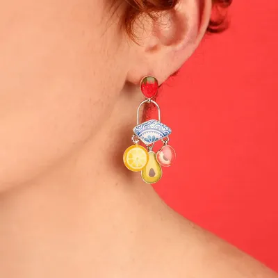 Jewelry - PRETTY SILVER MULTI COLOR CHIPS - TARATATA BIJOUX