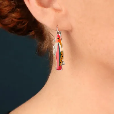 Jewelry - BLUE SILVER MULTI COLOR SLEEPERS - TARATATA BIJOUX