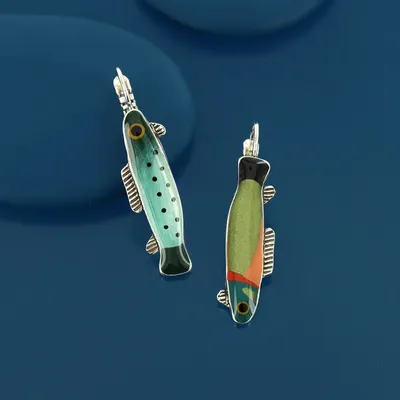 Jewelry - BLUE SILVER MULTI COLOR SLEEPERS - TARATATA BIJOUX