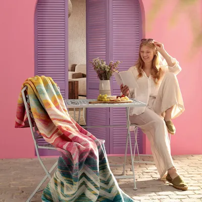 Throw blankets - Blanket Riviera Mirage - BIEDERLACK