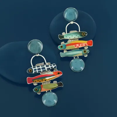 Jewelry - BLUE CHIPS SILVER MULTI COLOR - TARATATA BIJOUX