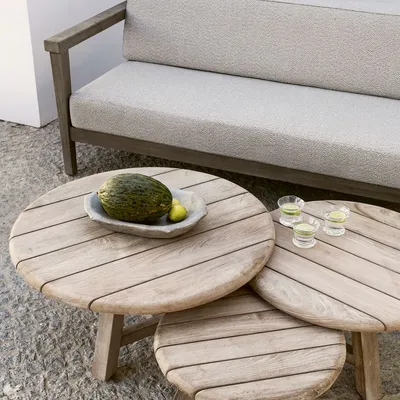 Tables de jardin - Coffee Table Floor set of 3 - GOMMAIRE
