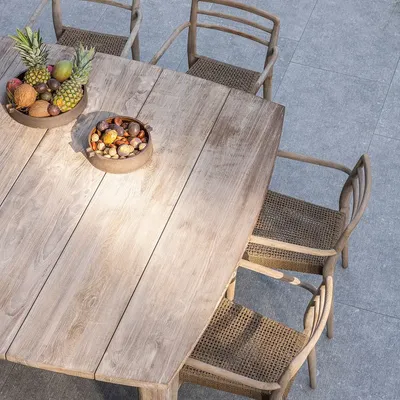 Lawn tables - Square Table Miguel - GOMMAIRE