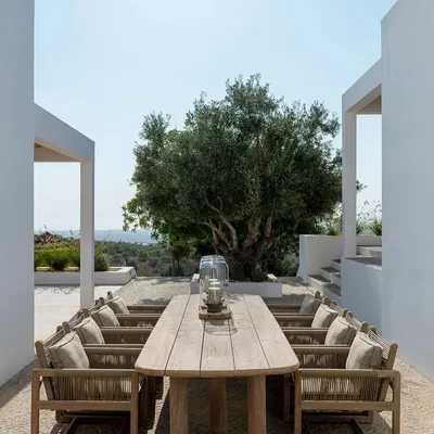 Tables Salle à Manger - Low Table Carlo and Easy Chair Carlo - GOMMAIRE
