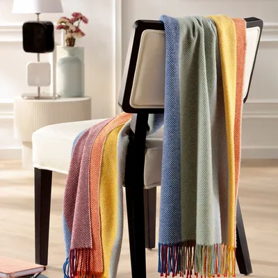 Throw blankets - Throw Colour Lines - BIEDERLACK