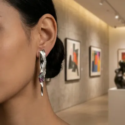 Bijoux - Boucles d'oreilles sirène - V UNIQUENESS FINE GREEK JEWELRY