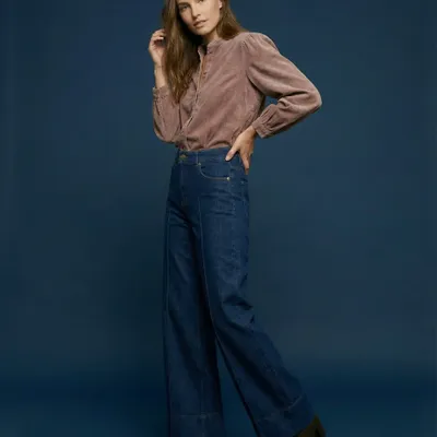 Apparel - 402 . KATY PERMANENT PANTS - STELLA FOREST