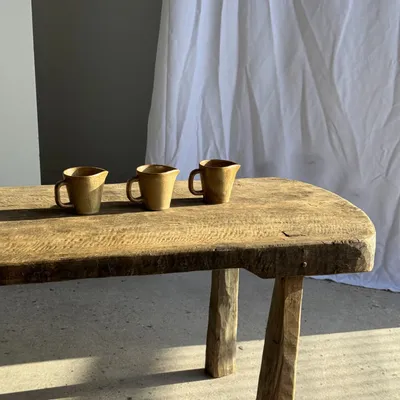 Tea and coffee accessories - Set of 3 small stoneware jugs or milk jug H8 D8.5 - OFFICE OBJETS