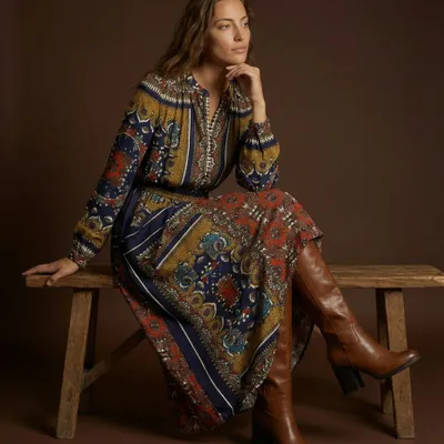 Prêt-à-porter - 3 . JUPE LONG POLA - STELLA FOREST