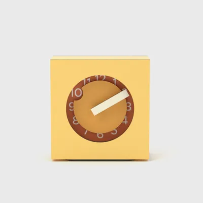 Clocks - Jikan Clock - Yellow - PAPER FOR PAPER